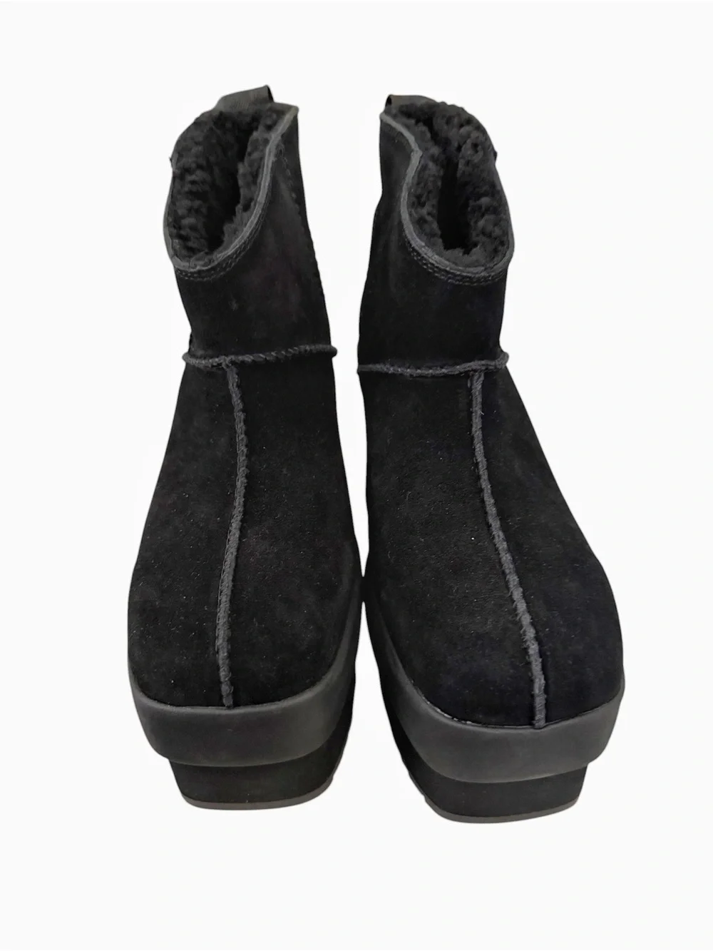 NWT UGG New heights Black Platform Ankle Boot retail $189